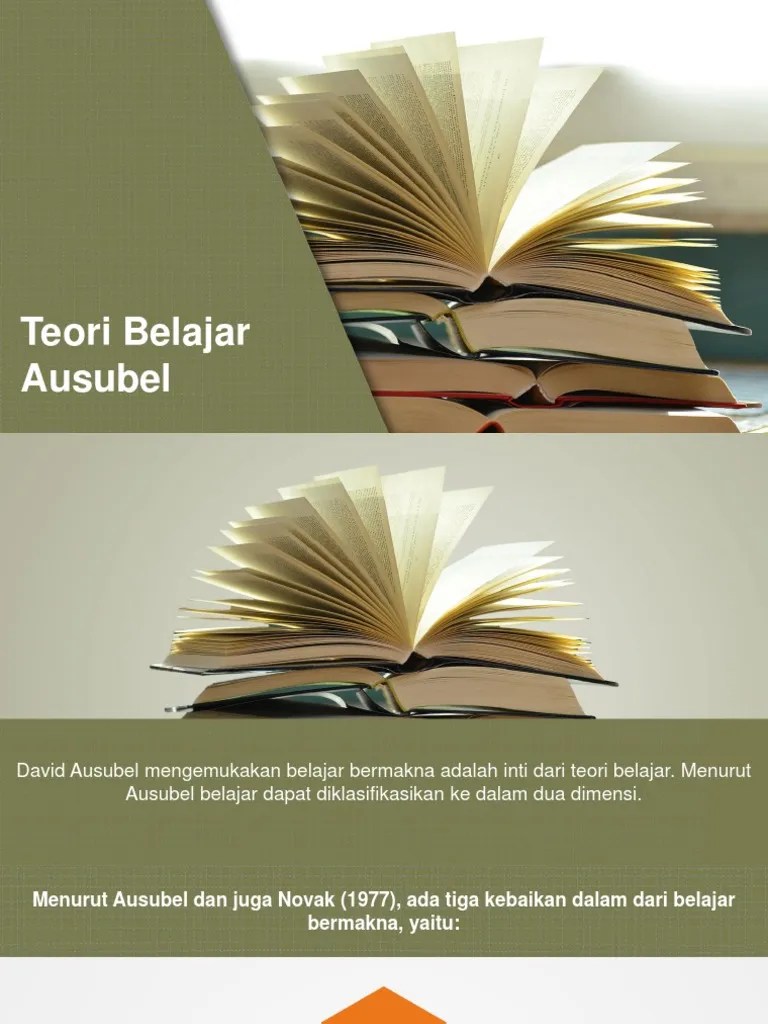 Teori Belajar Ausubel | PDF