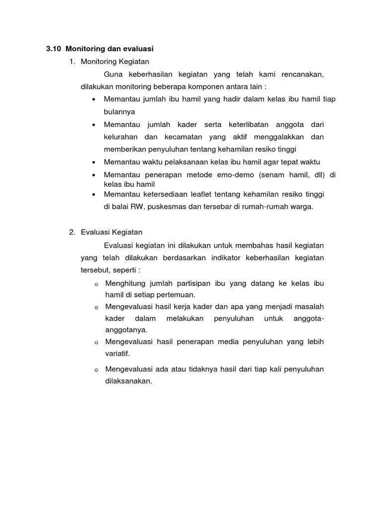 Monitoring Dan Evaluasi UKM | PDF