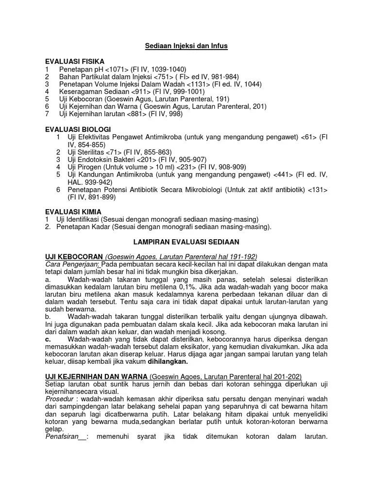 Evaluasi+Sediaan+Steril | PDF