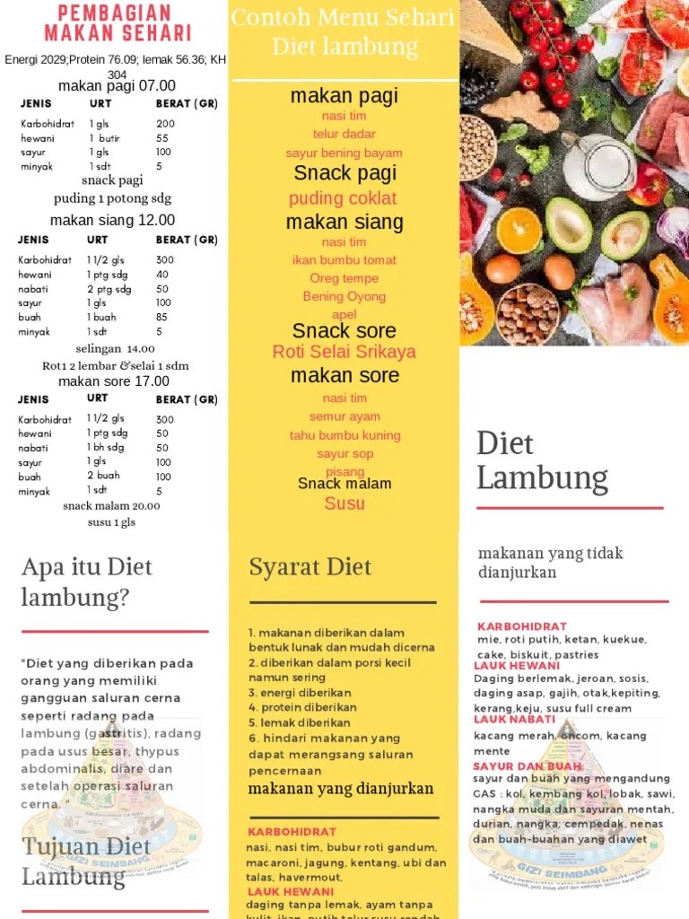 Diet Lambung | PDF
