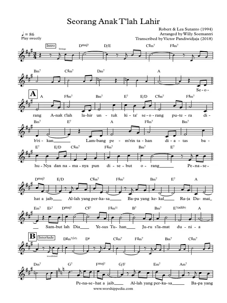 Seorang Anak Tlah Lahir | PDF