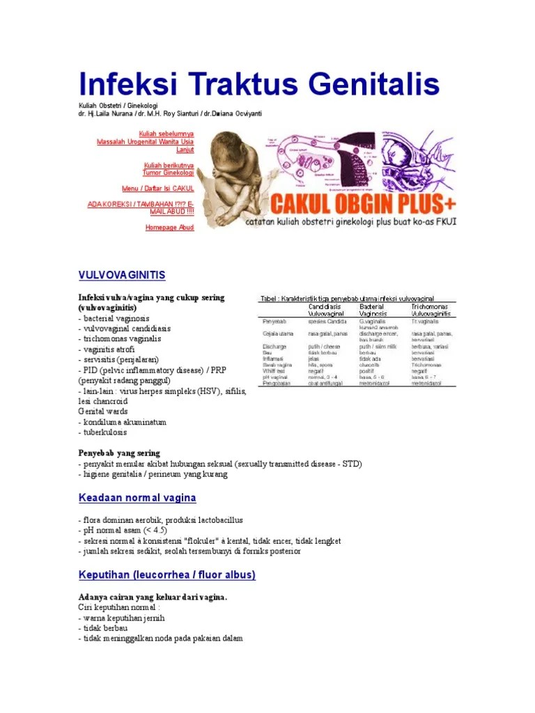 Infeksi Traktus Genitalis | PDF