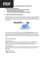 Materi Bandwidth Jaringan | PDF