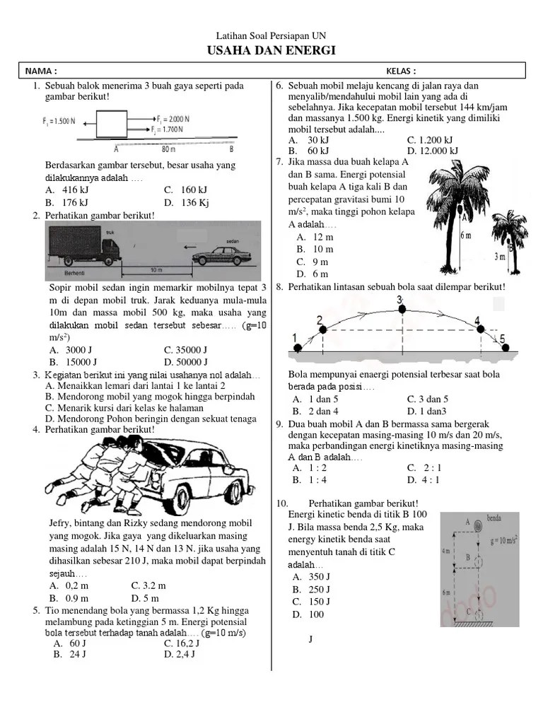 6 Usaha Dan Energi | PDF