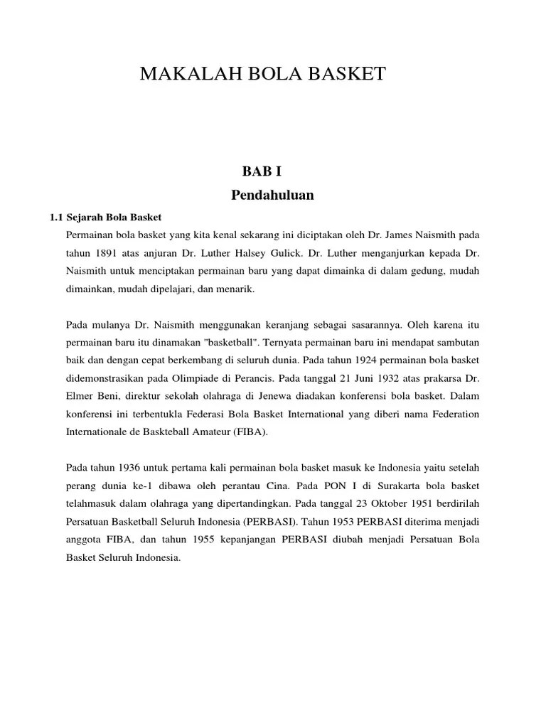 Permainan Bola Basket Dimainkan Pertama Kali Tahun 1936 Pada Olimpiade -  Tentang Tahun