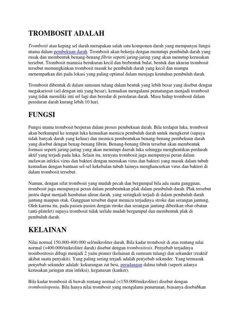 Hematologi Dasar | PDF