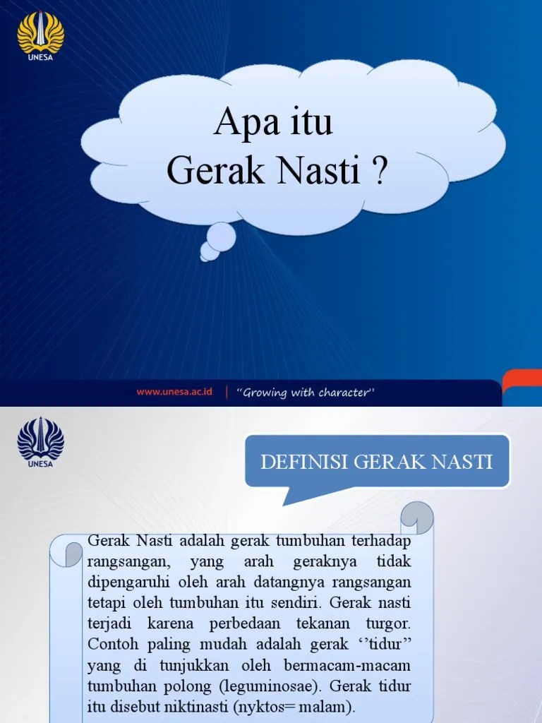 Gerak Nasti | PDF