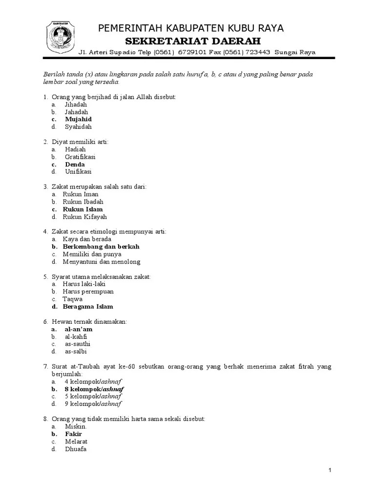 Orang Yang Berhak Menerima Zakat Disebut