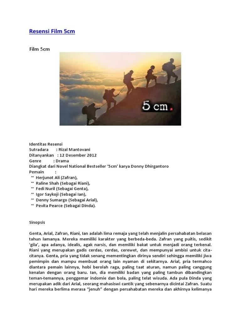 Resensi Film 5 Cm – Penggambar