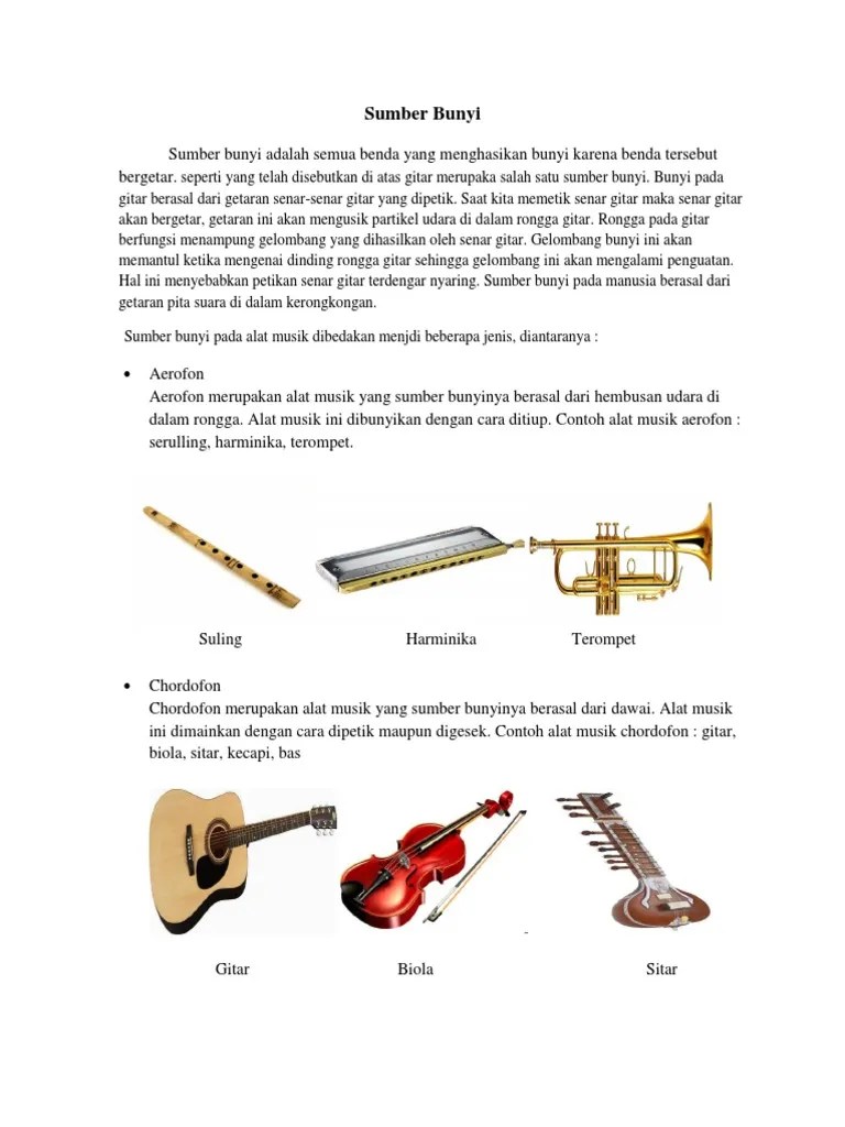 Kolintang Sumber Bunyinya Berasal Dari