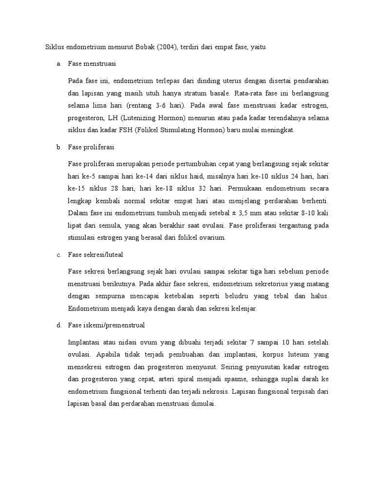 Fase Menstruasi | PDF