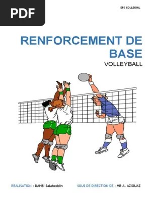 Volleybal - Echauffement, Techniques, Tactiques Et Strategies de Jeu PDF |  PDF | Volley-ball | Attaquant (football)