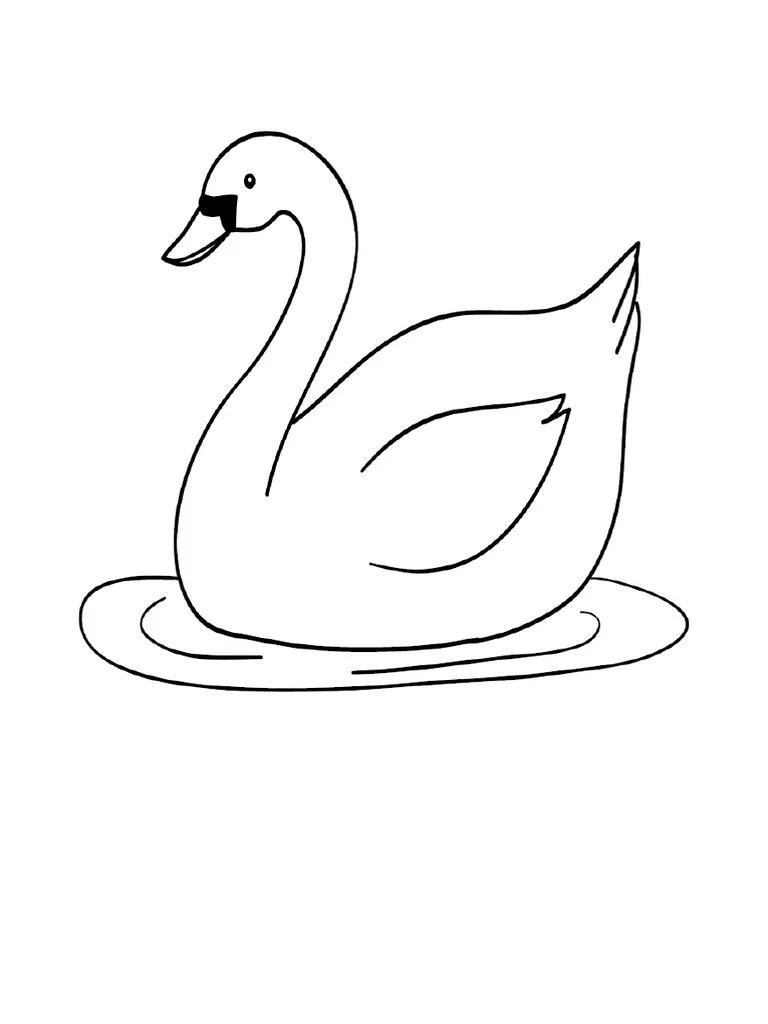 35+ Top Populer Sketsa Gambar Kolase Angsa Terlengkap | Hobisket