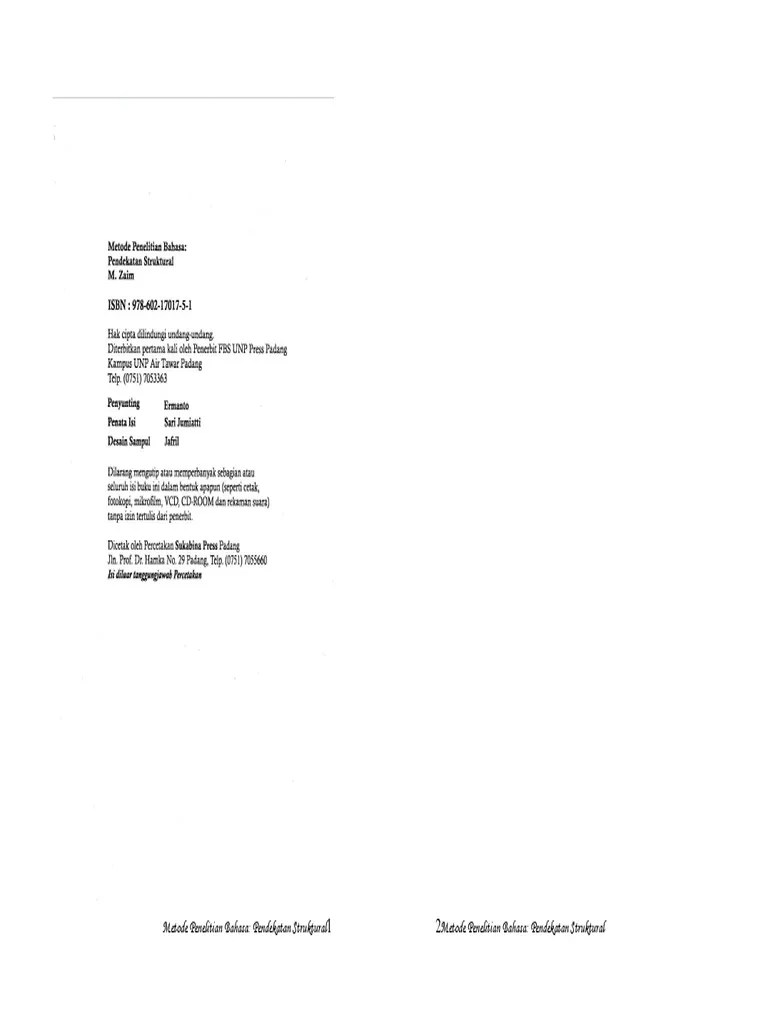 Buku Metode Apenelitian Bahasa | PDF
