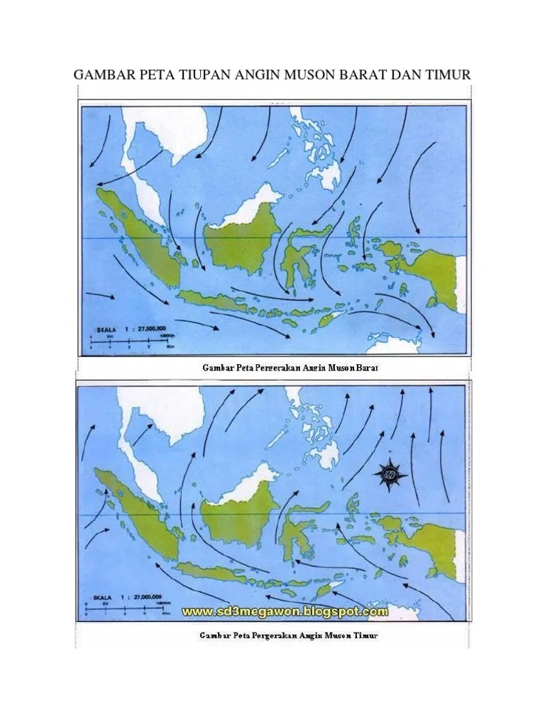 Arah Angin Muson Barat Dan Timur