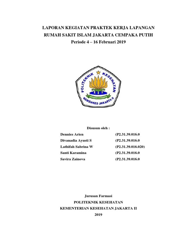 Lap PKL Rumah Sakit | PDF