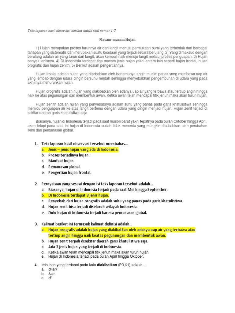 Remidi Bahasa Indonesia | PDF