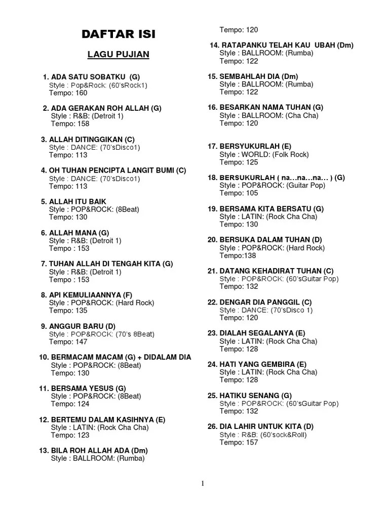 Buku Lagu - Buku Camping + Chord PDF | PDF