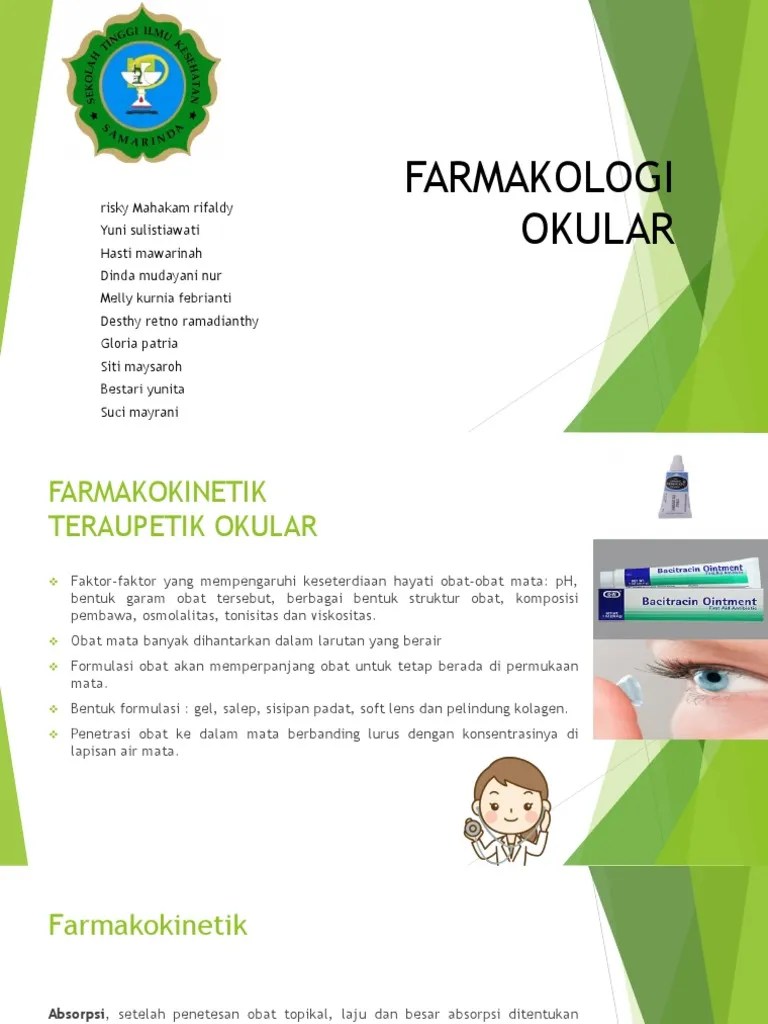 Farmakologi Okular | PDF