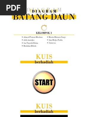 Diagram Batang Daun | PDF