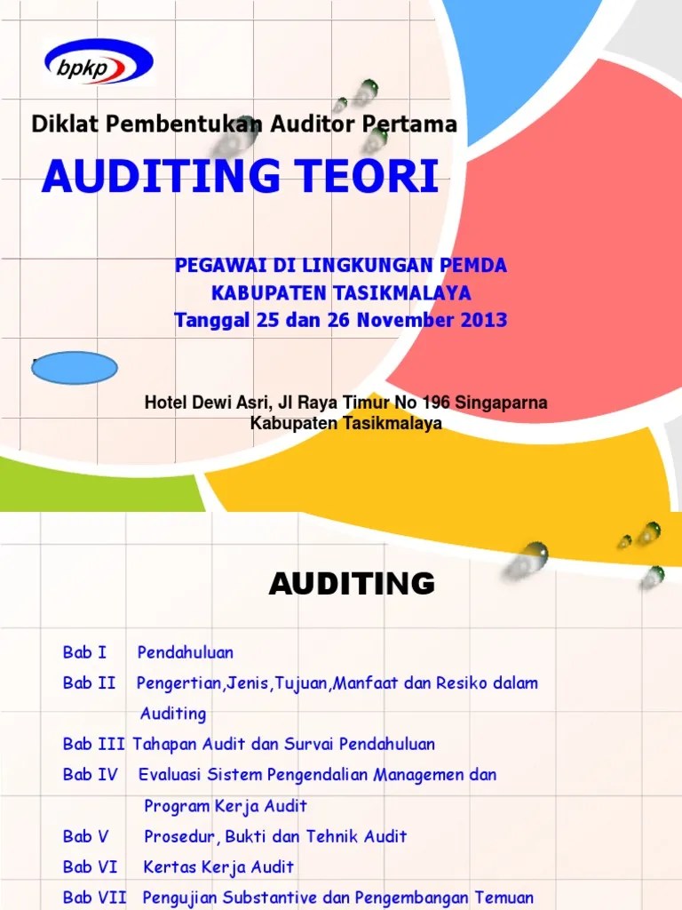 Diklat Auditing II Ahli | PDF