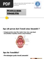 THT-Penyuluhan Tonsilitis | PDF