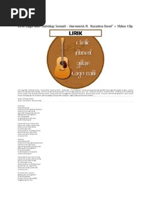 Lagu Lirik | PDF