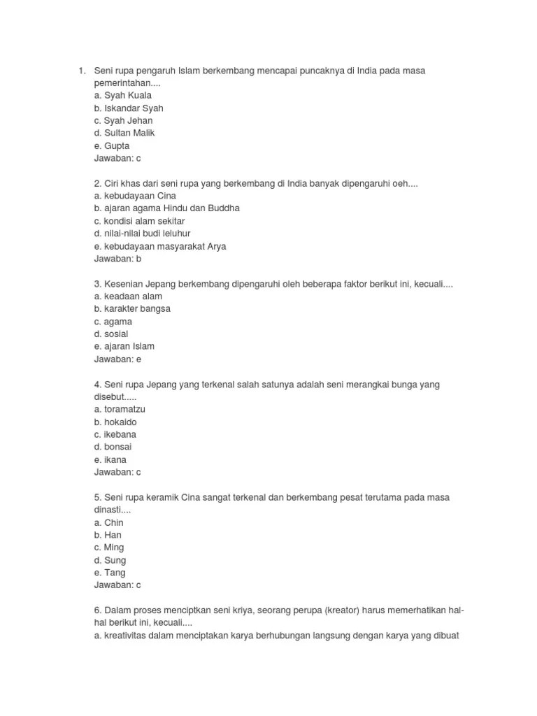 Soal Uas Xi Smt2 | PDF
