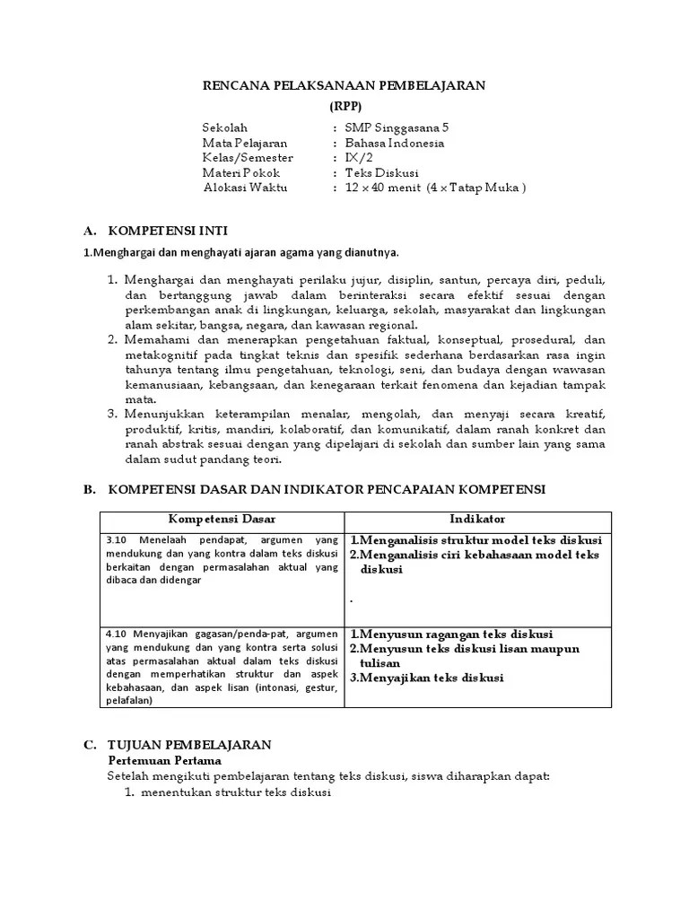 Contoh Teks Diskusi Beserta Struktur Teksnya