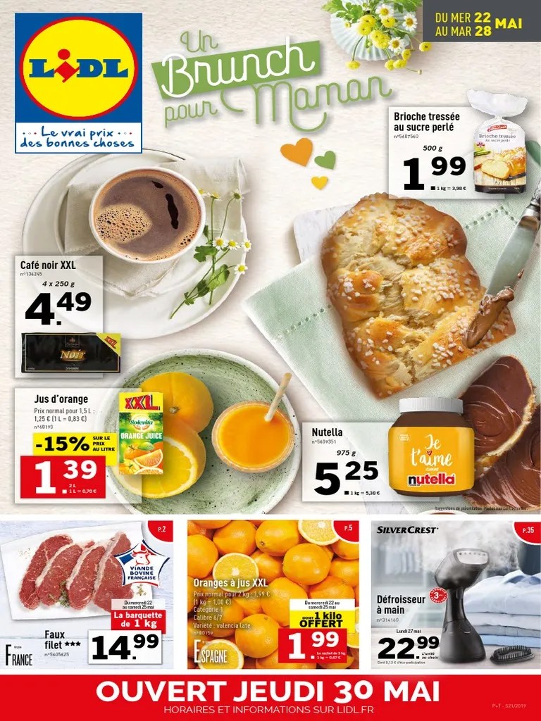 Catalogue Lidl 22 Mai 2019 PDF | PDF | Industrie alimentaire | Nourritures