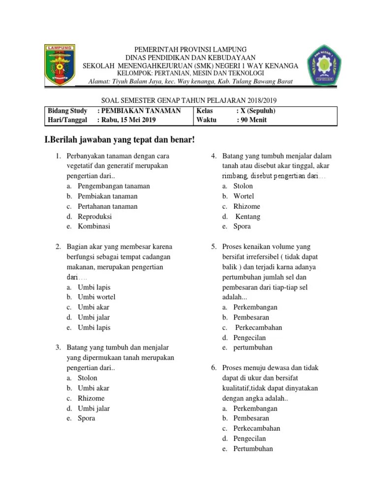 Produktif 3 Kelas X | PDF