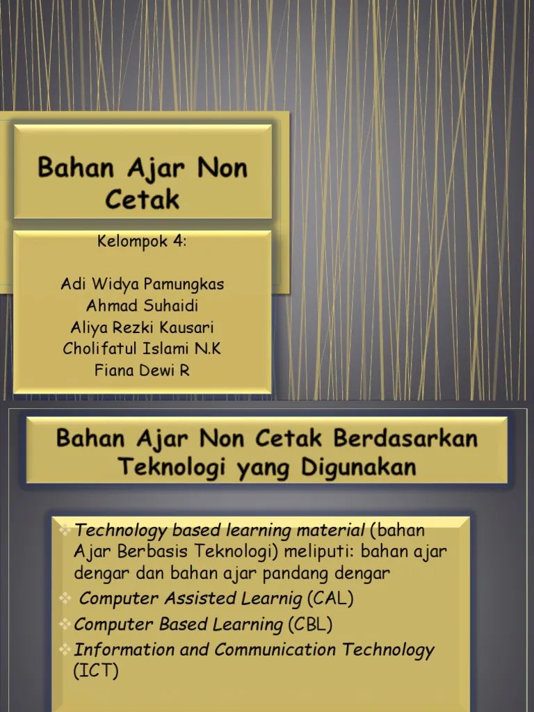 Bahan Ajar Non Cetak – Beinyu.com