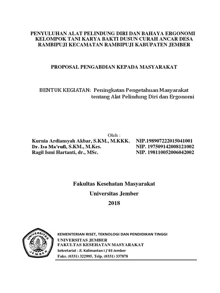 Proposal Pengabdian | PDF