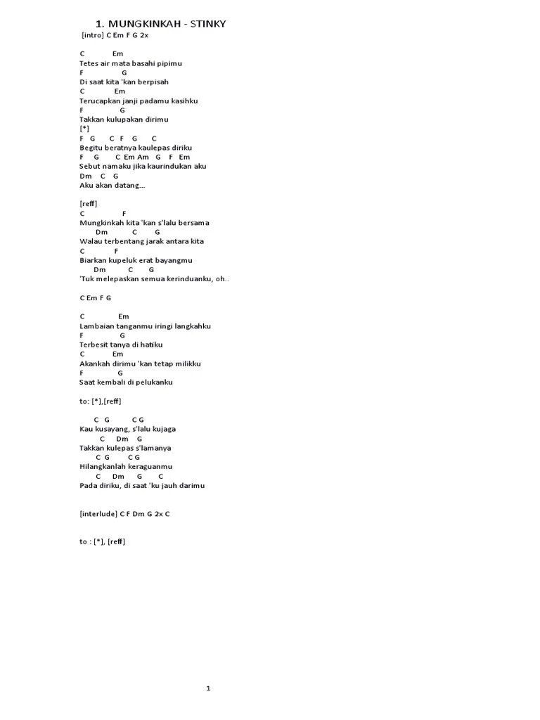 Kunci Gitar Lagu Padang Pulang Lah Uda