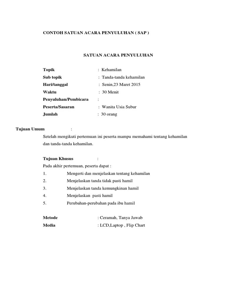Contoh Proposal Kegiatan Penyuluhan Ibu Hamil - Berbagi Contoh Proposal