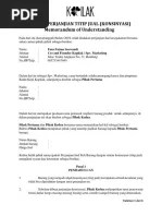 Mou Titip Jual Barang | PDF