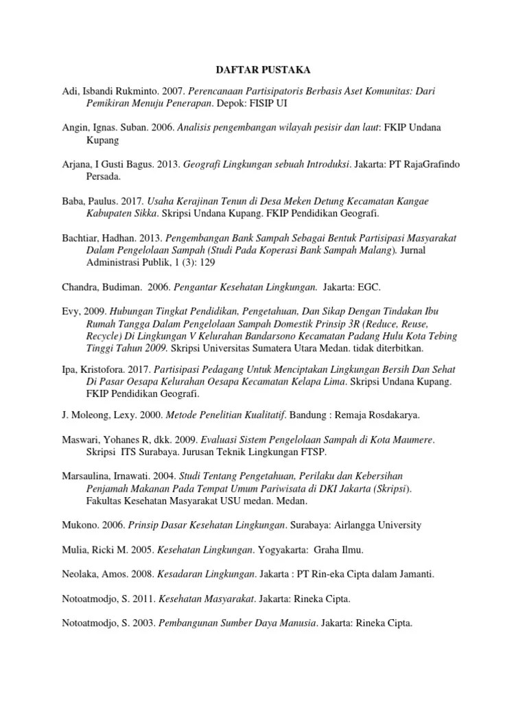 Daftar Pustaka | PDF