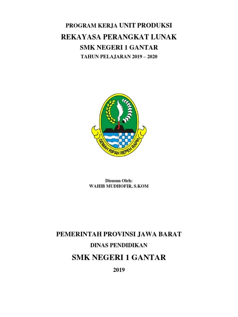 Program-Kerja-Unit-Produksi-Smkn GTR | PDF