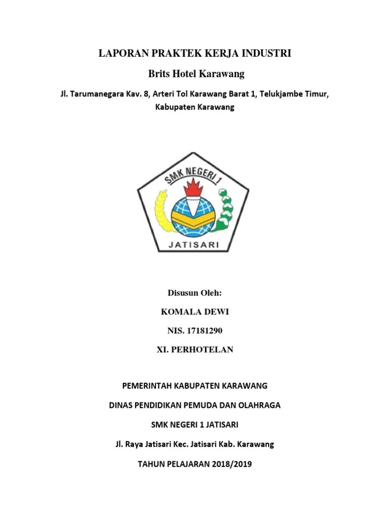 Laporan PKL Housekeeping Komala Dewi | PDF