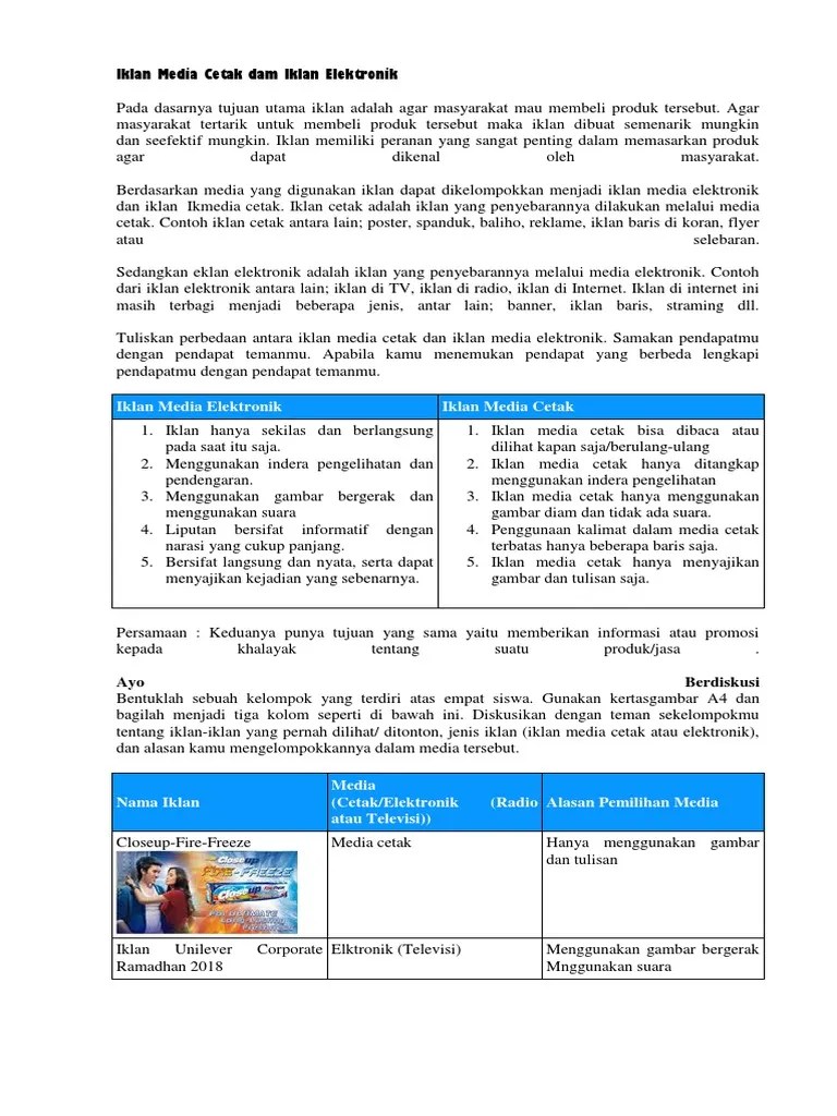 Apa Yang Dimaksud Dengan Media Cetak Dan Elektronik