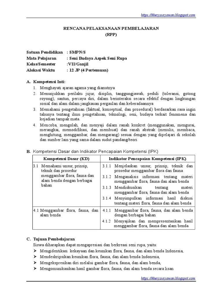 1 - Bab 1 Seni Rupa - Menggambar Flora, Fauna, Dan Alam Benda | PDF