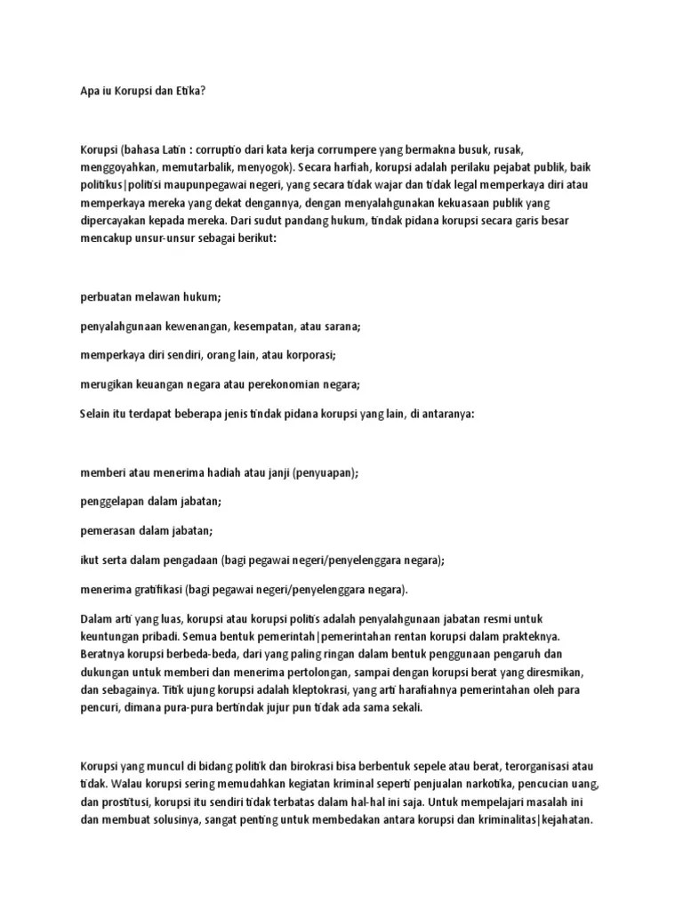 Apa Iu Korupsi-WPS Office | PDF