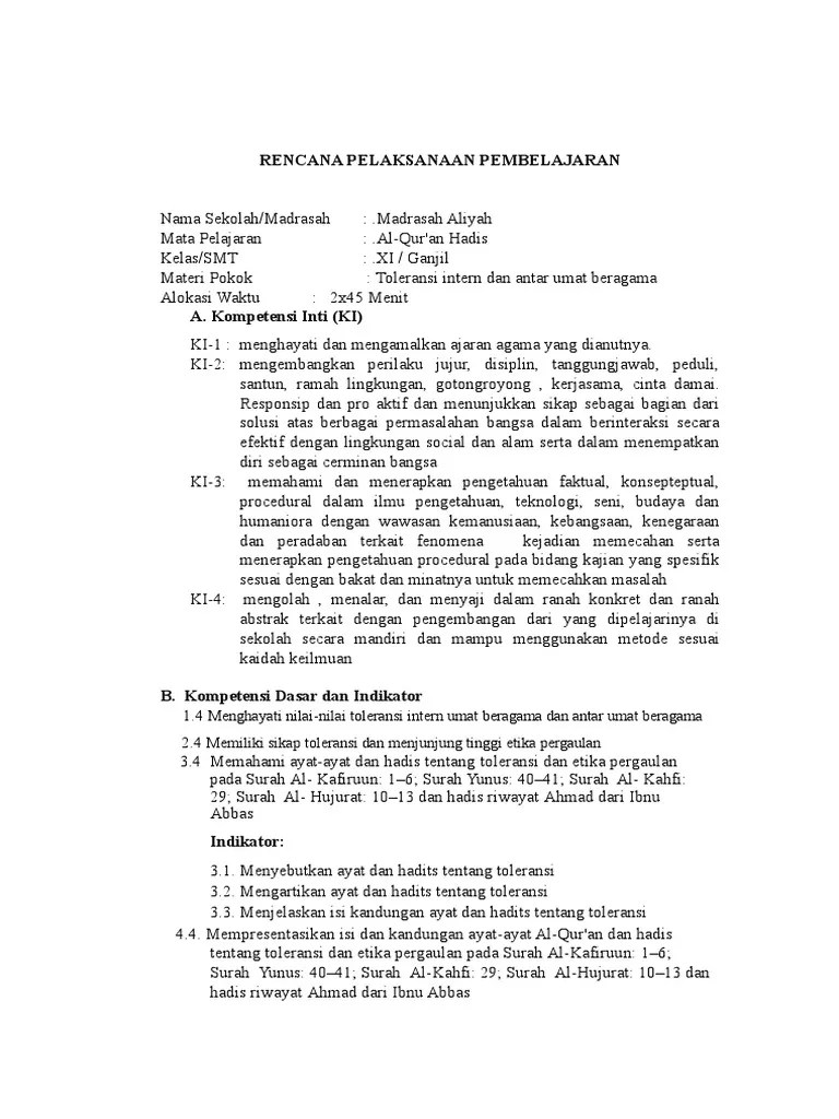 RPP Qurdist KD 4 - Ganjil