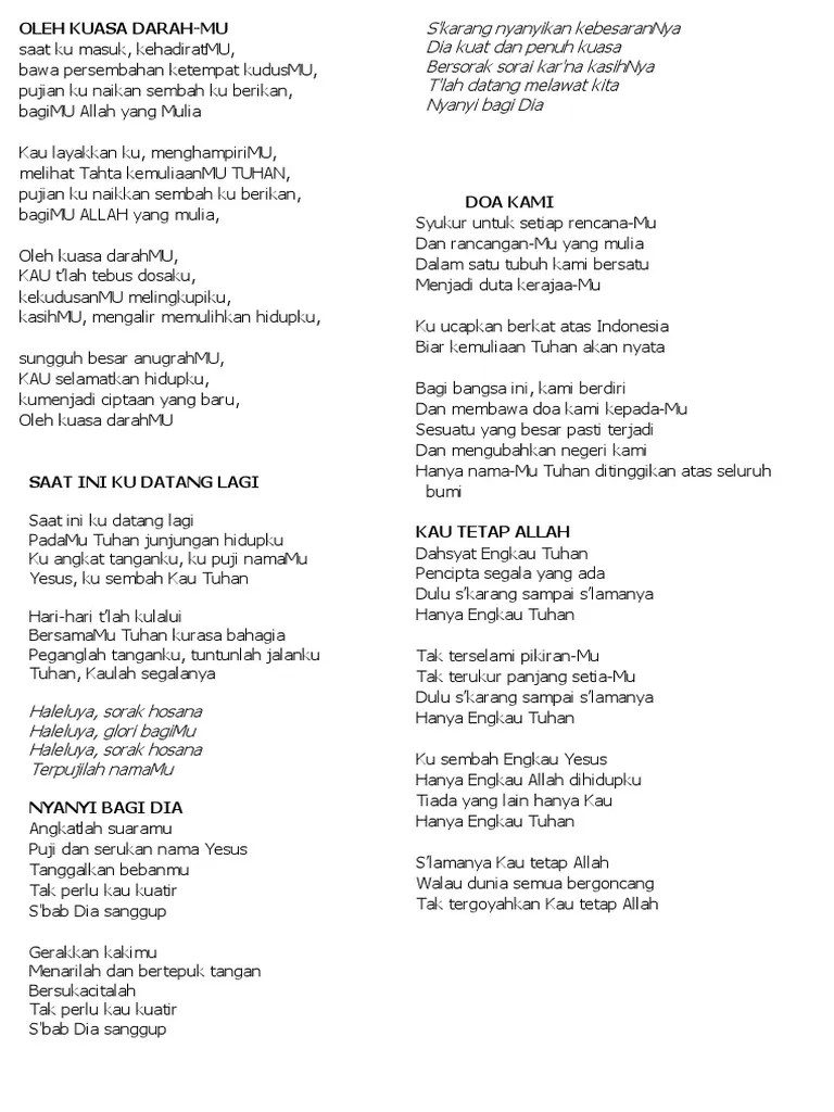 Lirik Lagu Rohani Kristen | PDF