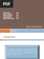 Teks Prosedur Pendaftaran Siswa Baru | PDF
