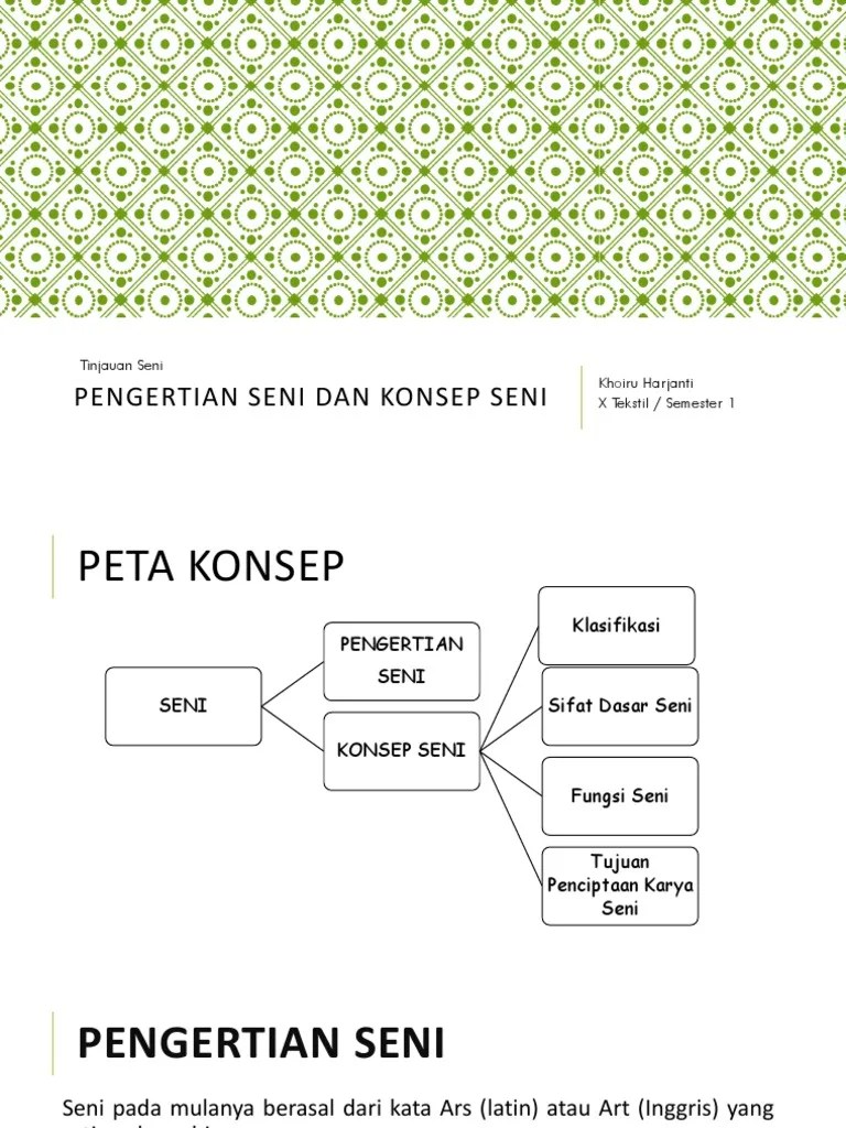 Konsep Dasar Seni - Tkstil