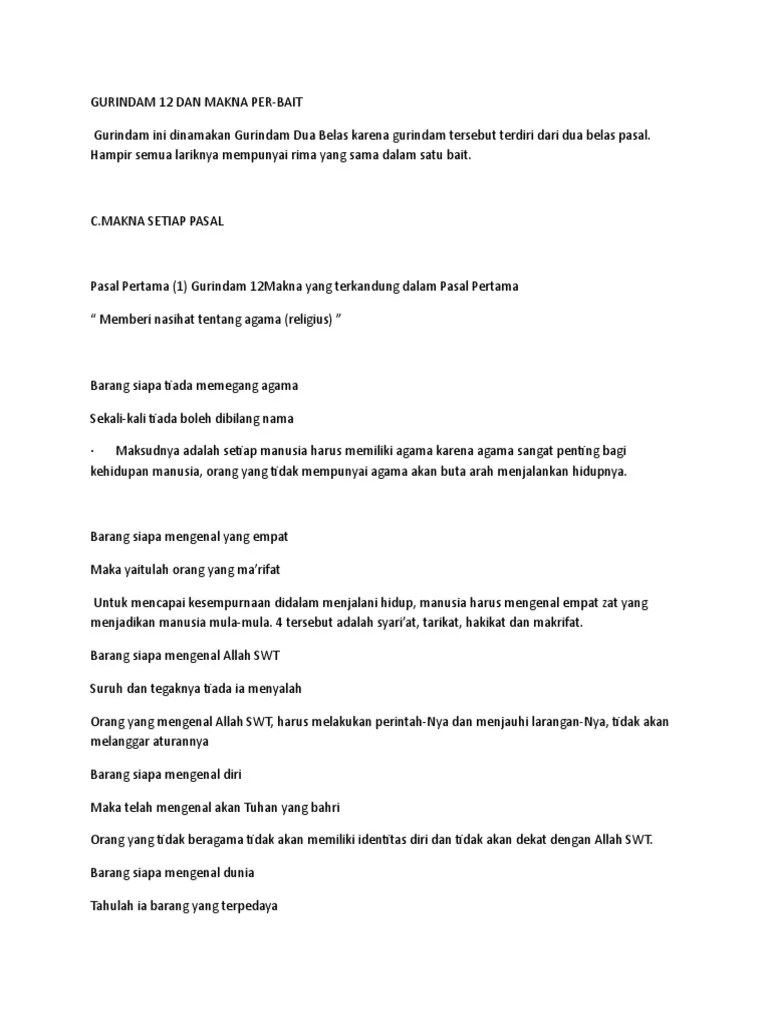 Pantun Nasihat Bertema Kesehatan Brainly