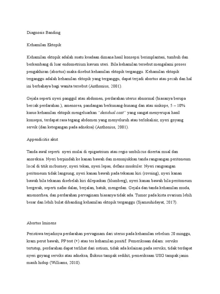 Diagnosis Banding KET | PDF