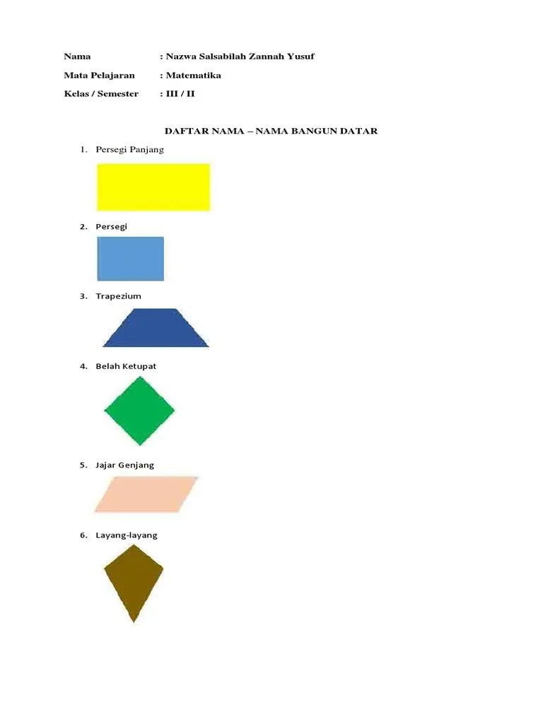 Gambar Bangun Datar | PDF