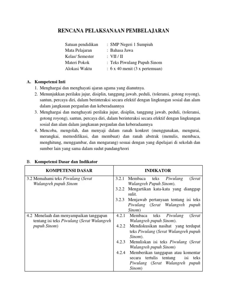Serat Wulangreh Pupuh Sinom Lan Artine – Belajar